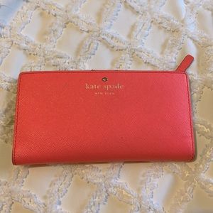 Cute pink Kate Spade wallet.